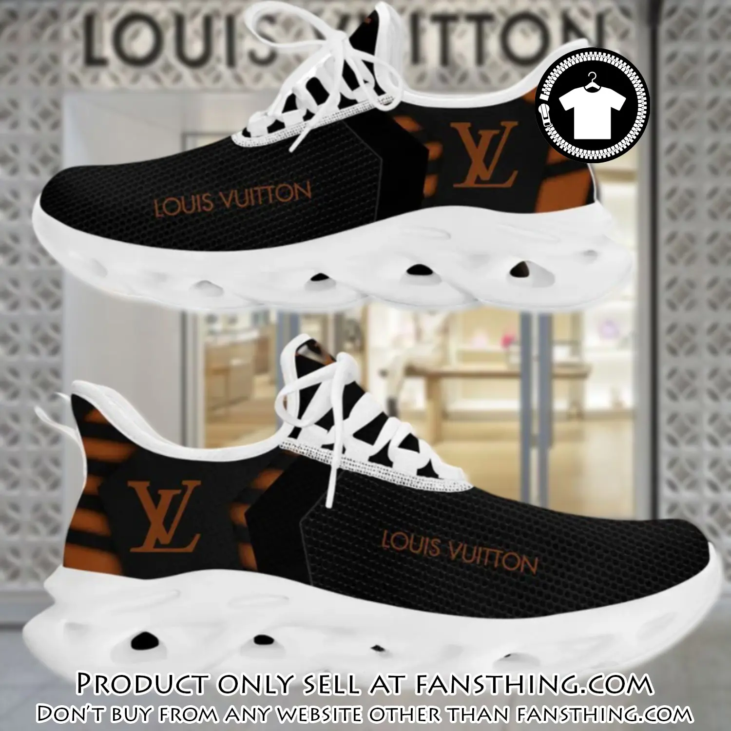 Louis vuitton orange logo white max soul shoes luxury brand gifts for men women fst5550593